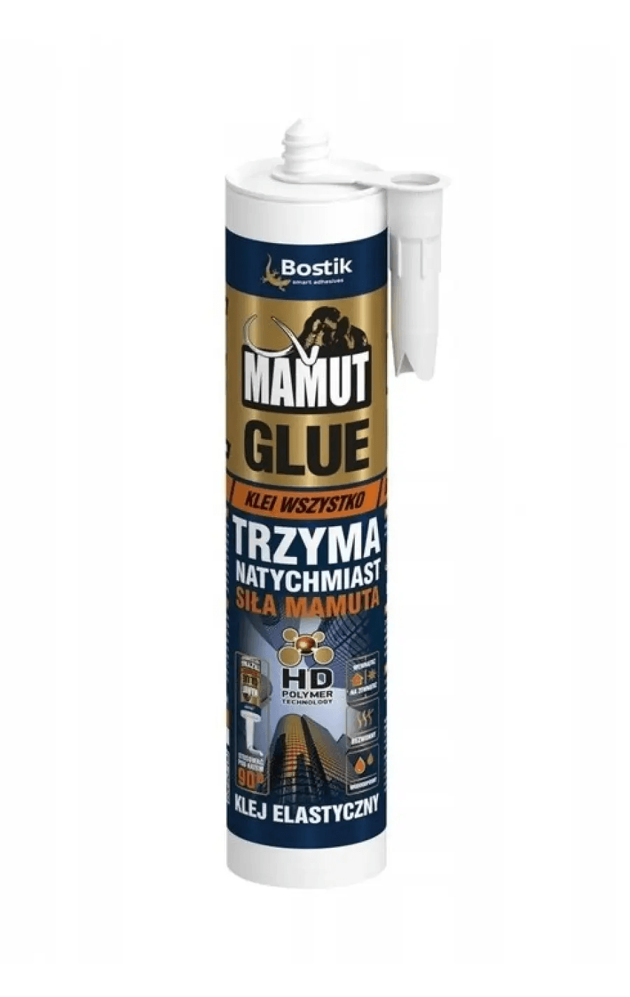 Klej uniwersalny do listew Mamut Glue Biały 290ml 117586, Bostik