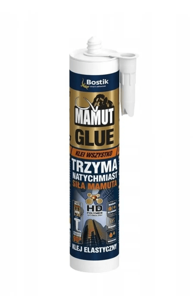 Klej uniwersalny do listew Mamut Glue Biały 290ml 117586, Bostik