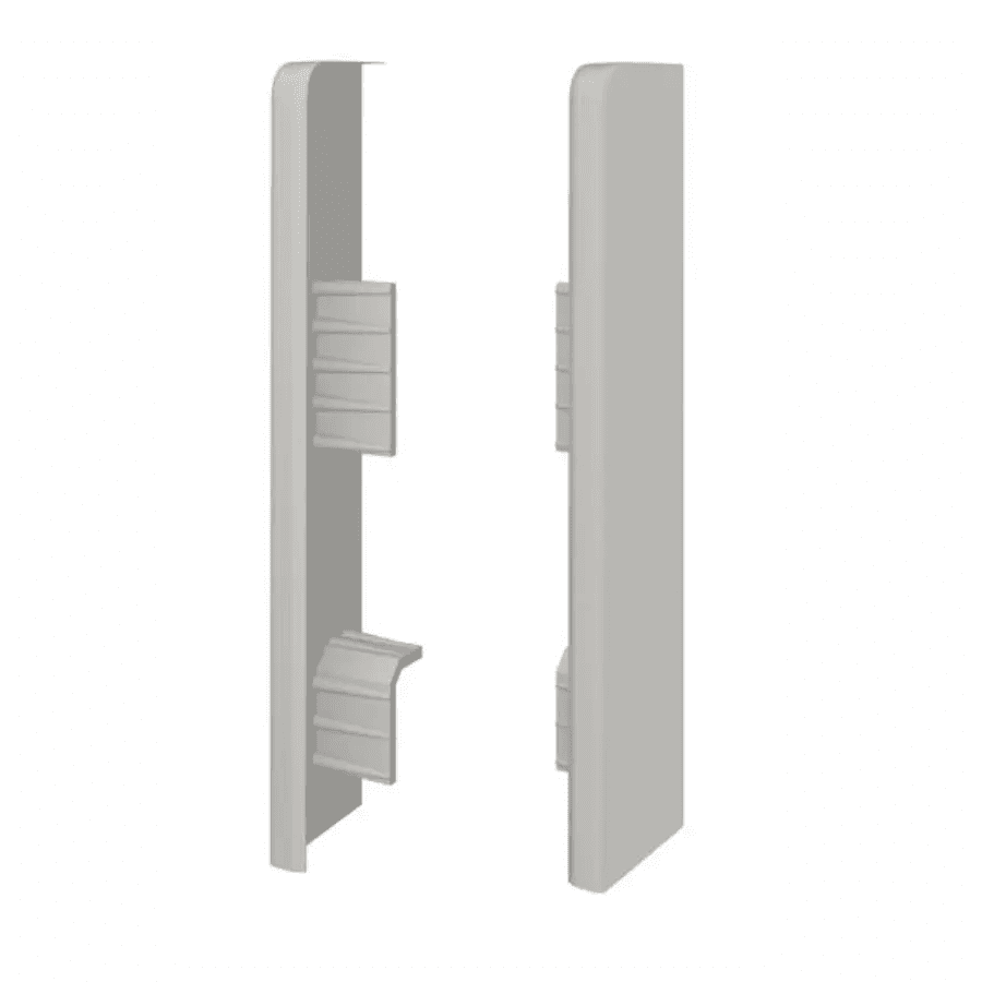 Zaślepki do listew Plastikowe Espumo ESP203 Szare Komplet Lewa+Prawa, 203 ESP203, VOX