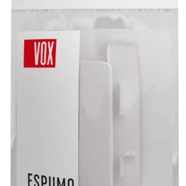 Zaślepki do listew Plastikowe Espumo ESP201 Białe Komplet Lewa+Prawa, VOX