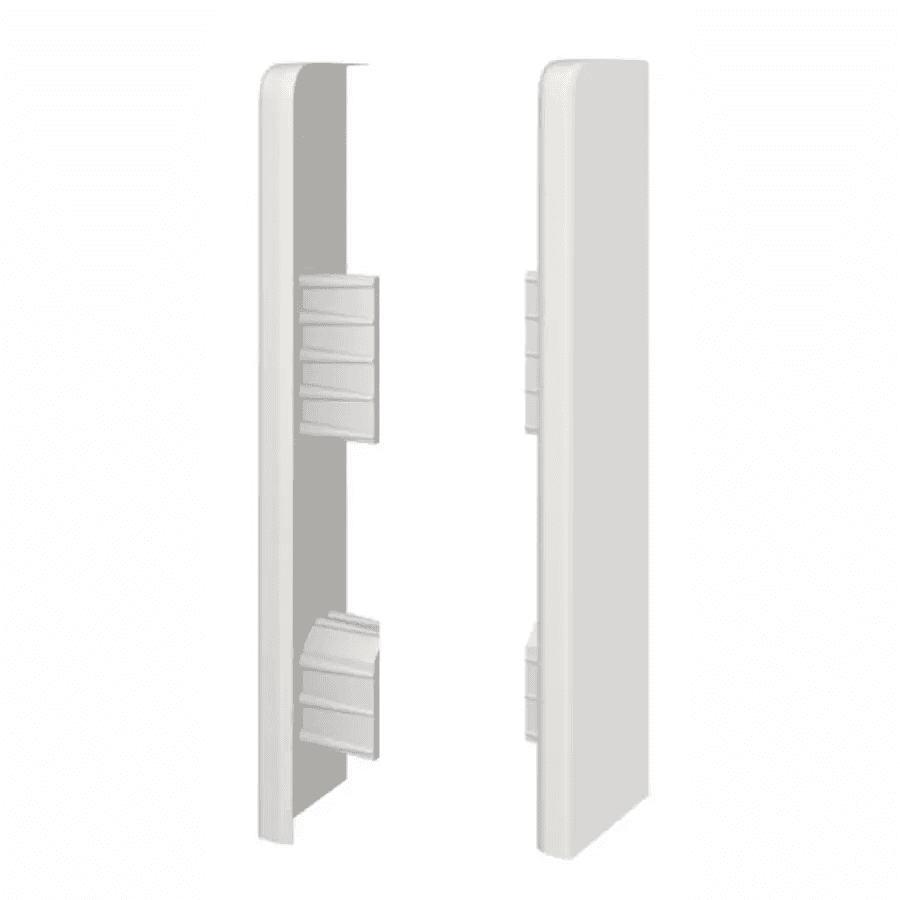 Zaślepki do listew Plastikowe Espumo ESP202 Jasnoszare komplet Lewa+Prawa, 3027404, VOX