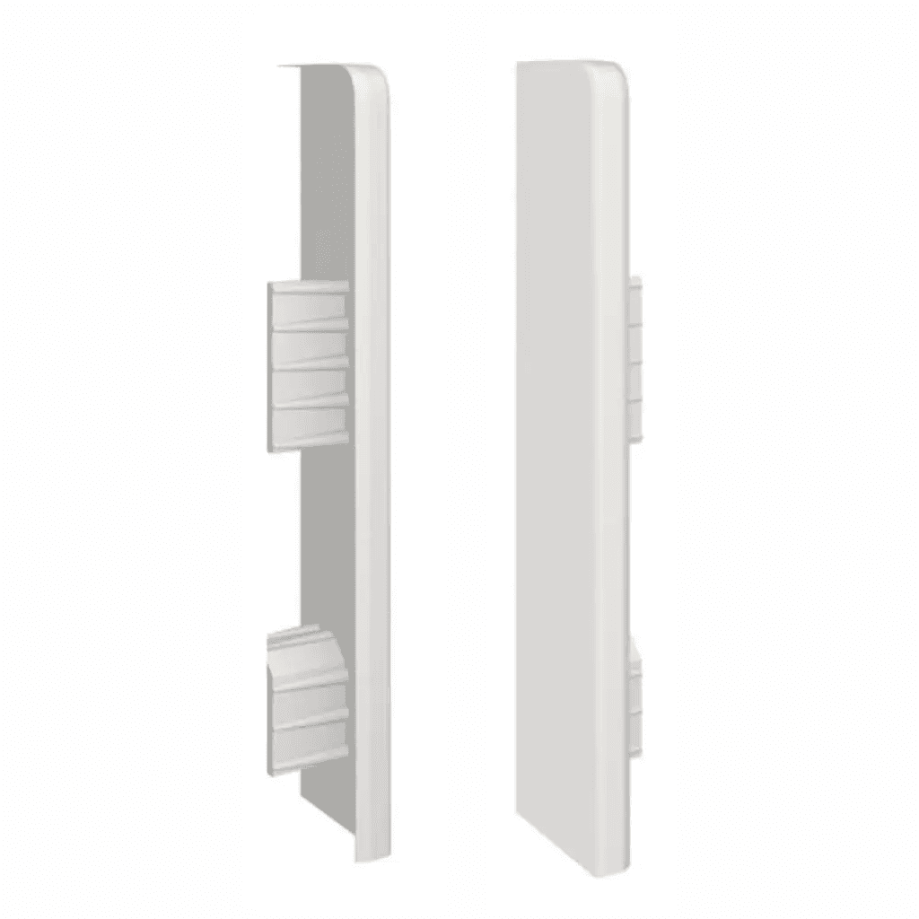 Zaślepki do listew Plastikowe Espumo ESP202 Jasnoszare komplet Lewa+Prawa, 3027404, VOX