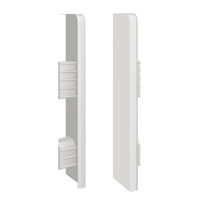 Zaślepki do listew Plastikowe Espumo ESP202 Jasnoszare komplet Lewa+Prawa, 3027404, VOX