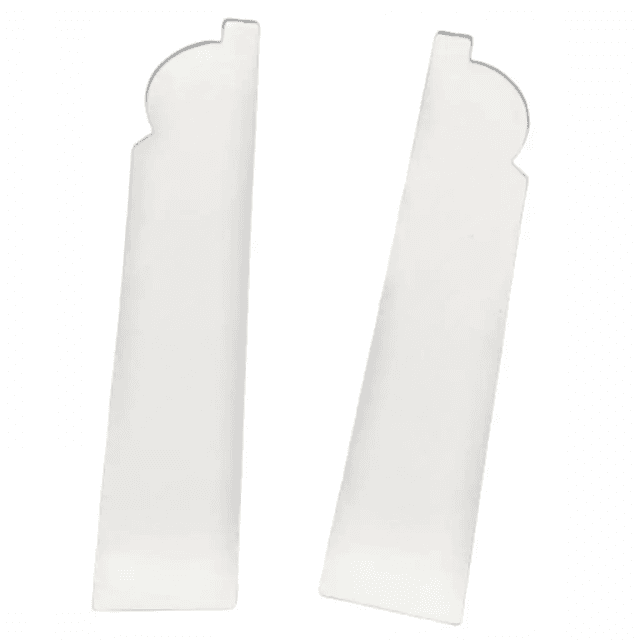 Zaślepki do listew Plastikowe Espumo ESP301 Białe Komplet Lewa+Prawa, VOX