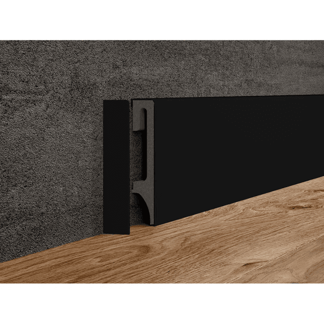 Zaślepki do listew Plastikowe Espumo ESP406 Czarne Komplet Lewa+Prawa, VOX