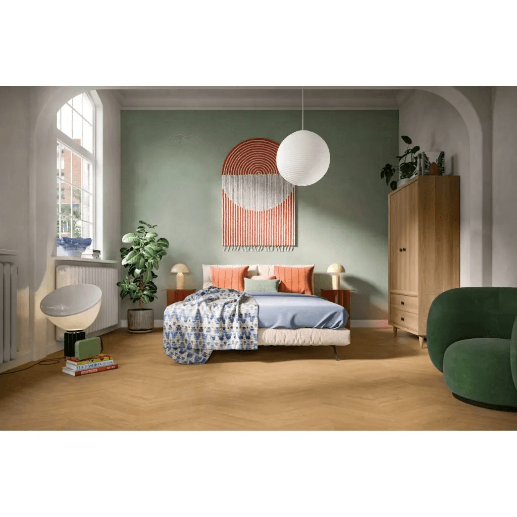 Panele podłogowe Dąb Skanderborg miodowy EL291F AC4 8 mm, 1784422, Egger