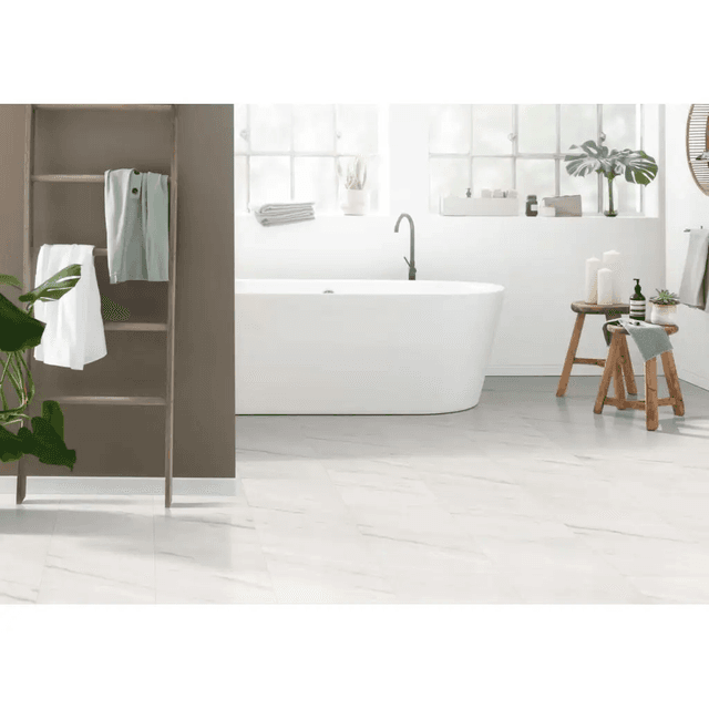 Panele podłogowe Marmur Levanto biały ELF812 AC5 8 mm, 1790241, Egger