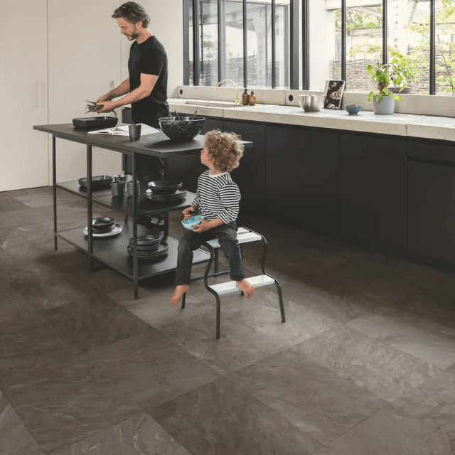Panele podłogowe MUS5493 Łupek Szary AC4 8 mm, Quick-Step Unilin