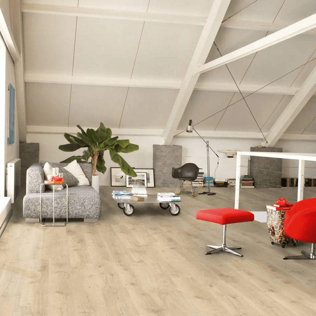 Panele Podłogowe Dąb Naturalny Virginia CRH3182 AC4 7 mm, Quick-Step Unilin