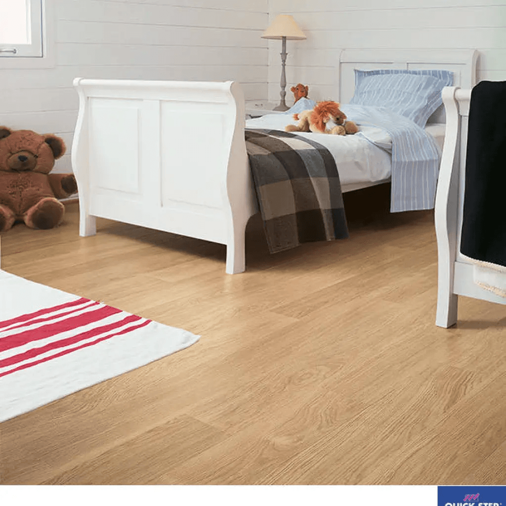 Panele Podłogowe Dąb Biały Satynowy EL915 AC4 8 mm, Quick-Step Unilin