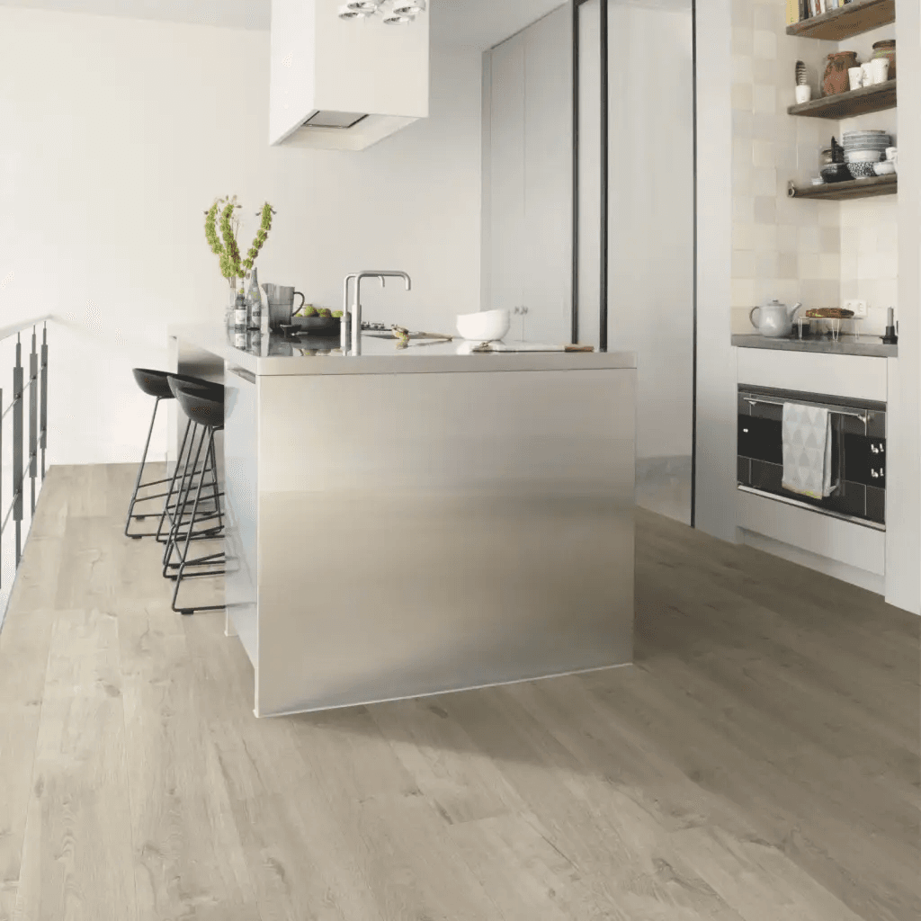 Panele Podłogowe Dąb Spokojny Szary IM3558 AC4 8 mm, Quick-Step Unilin