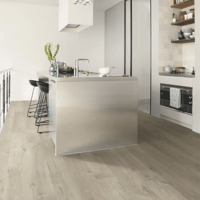 Panele Podłogowe Dąb Spokojny Szary IM3558 AC4 8 mm, Quick-Step Unilin
