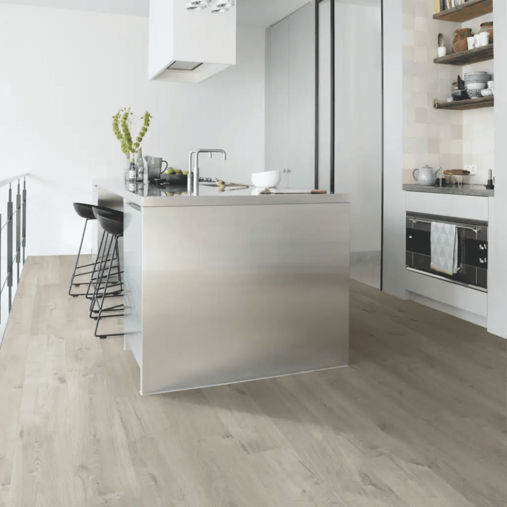 Panele Podłogowe Dąb Spokojny Szary IMU3558 AC5 12 mm, Quick-Step Unilin