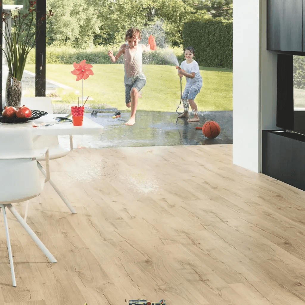 Panele Podłogowe Dąb Klasyczny Beżowy IMU1847 AC5 12 mm, Quick-Step Unilin