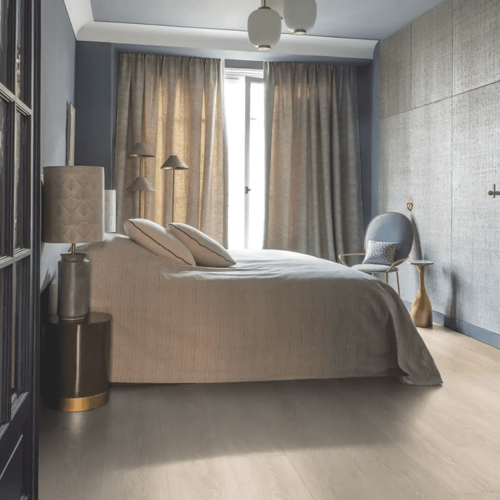 Panele Podłogowe Dąb Nizninny Beżowy Jasny MJ3554 AC4 9.5 mm, Quick-Step Unilin