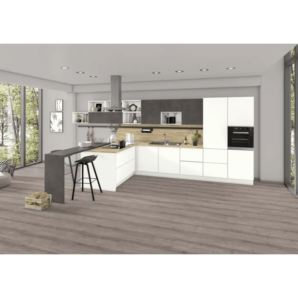 Panele Podłogowe Dąb Sherman Szary EPL185 AC4 8 mm, Egger