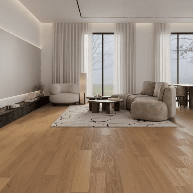 Podłoga hybrydowa Dąb Essenza 6.3 mm, HRXIHA-OSR12-SOMK01-SDB1E, Barlinek