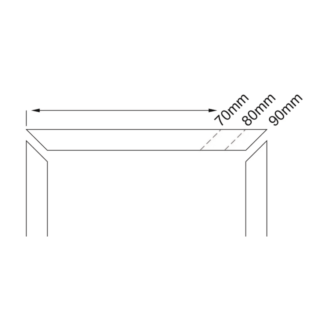 Opaska maskująca ościeżnica stała 60mm, 100006500, Invado