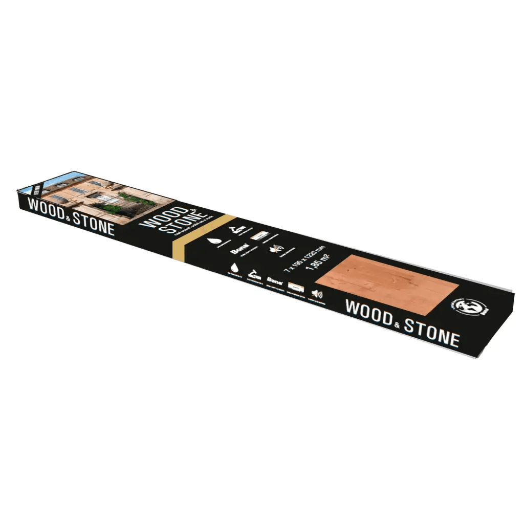 Podłoga Hybrydowa Stelvio Golden Brown 7 mm, STE-974-IB, Lamett