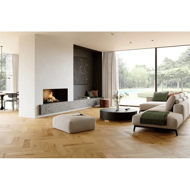 Chalet Natural Herringbone CHAL HB CL-110 14 mm, Lamett