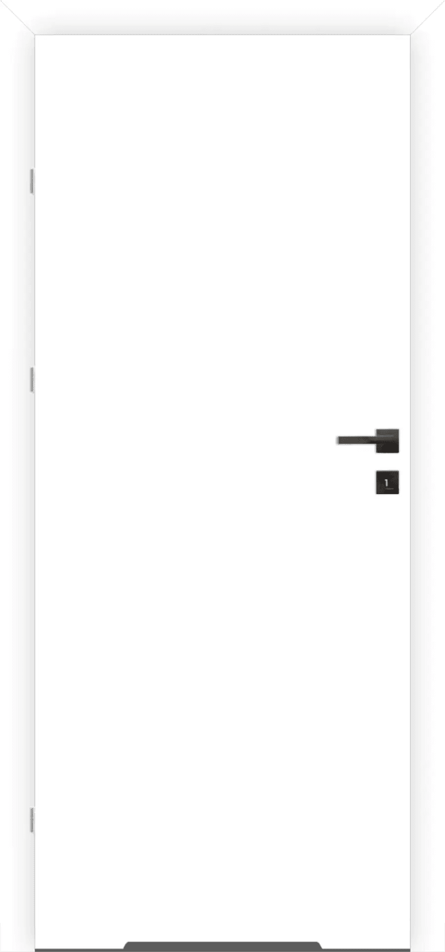 Drzwi DRE Standard Invest 10 przylgowe WC z podcięciem wentylacyjnym