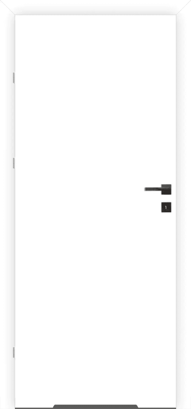 Drzwi DRE Standard Invest 10 przylgowe WC z podcięciem wentylacyjnym