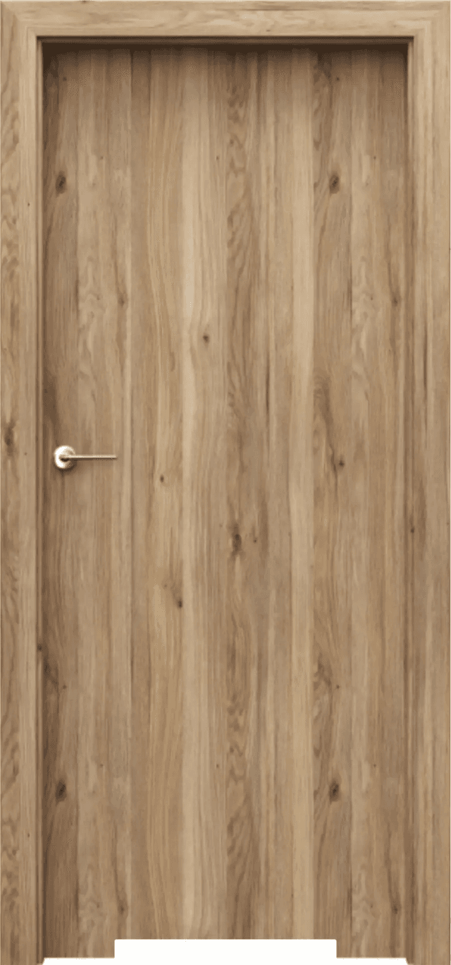 Drzwi Porta Decor P przylgowe lewe/prawe 80 cm Dąb Catania z podcięciem wentylacyjnym