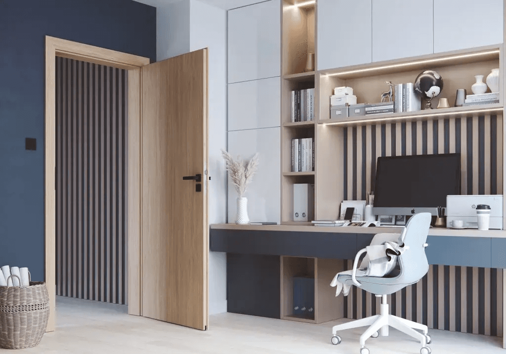 Drzwi Porta Decor P przylgowe lewe/prawe 80 cm Dąb Catania z podcięciem wentylacyjnym