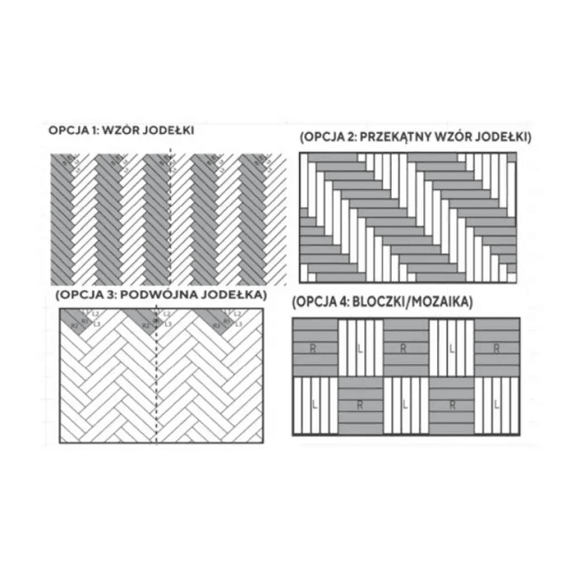 Panele winylowe Jodełka Black Pepper DOU HB DB-604 Klasa 33 2.5 mm, Douro