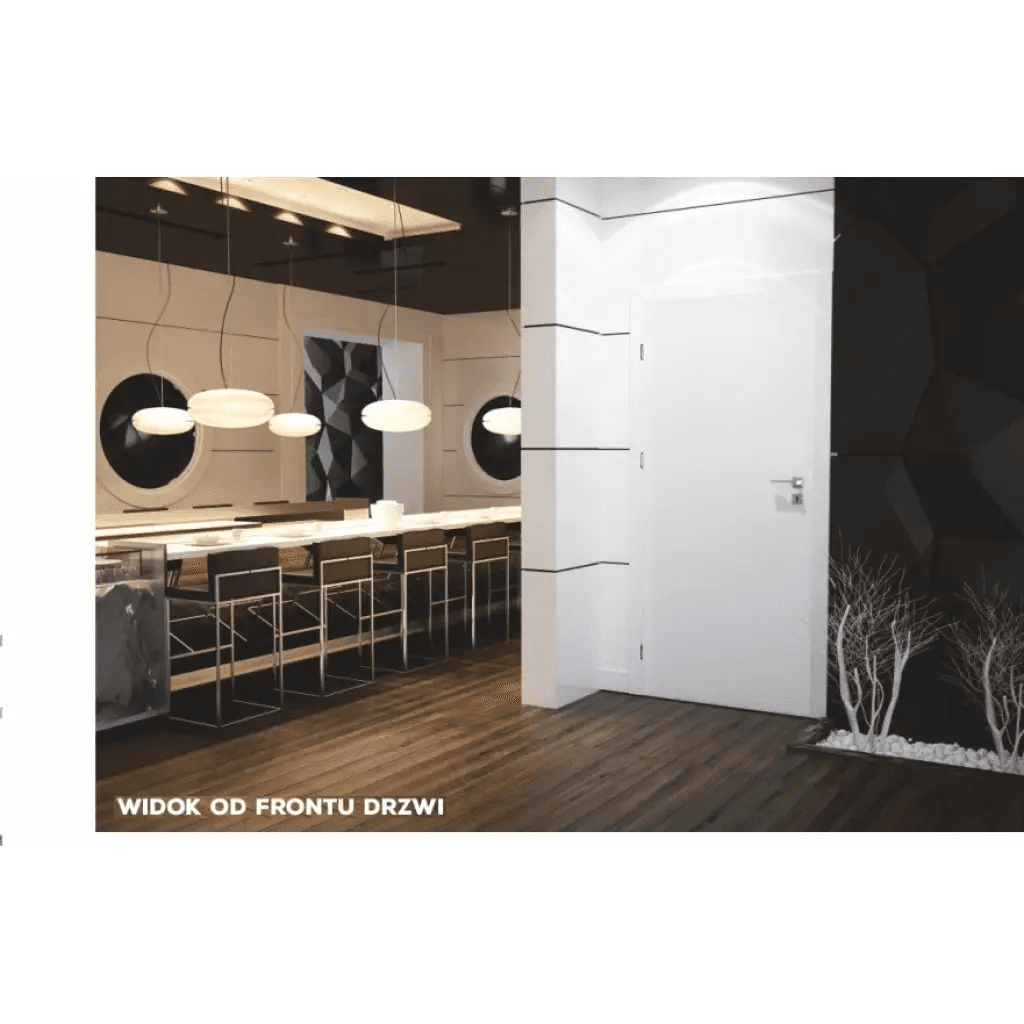 Komplet drzwi + ościeżnica Norma Decor 1 Lewe 90 cm Przylgowe, 100038380, 100054271, Invado