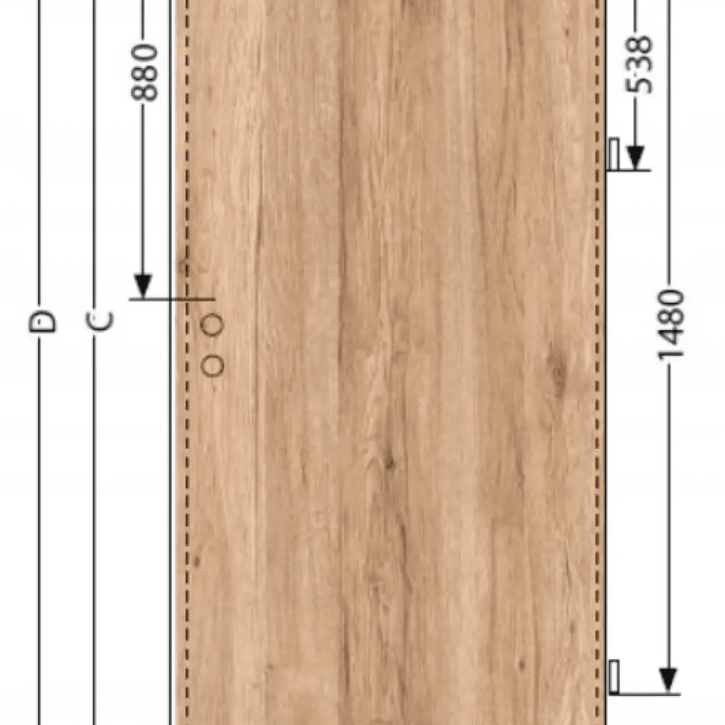 Komplet drzwi + ościeżnica Norma Decor 1 Prawe 90 cm Przylgowe, 100054310, 100054275, Invado