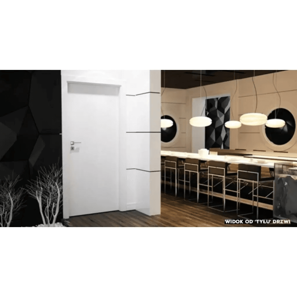 Komplet drzwi + ościeżnica Norma Decor 1 Lewe 80 cm Przylgowe, 100051764, 100054242, Invado