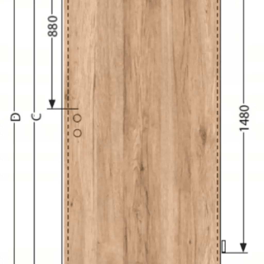 Komplet drzwi + ościeżnica Norma Decor 1 Prawe 70 cm Przylgowe, 100054265, 100054225, Invado