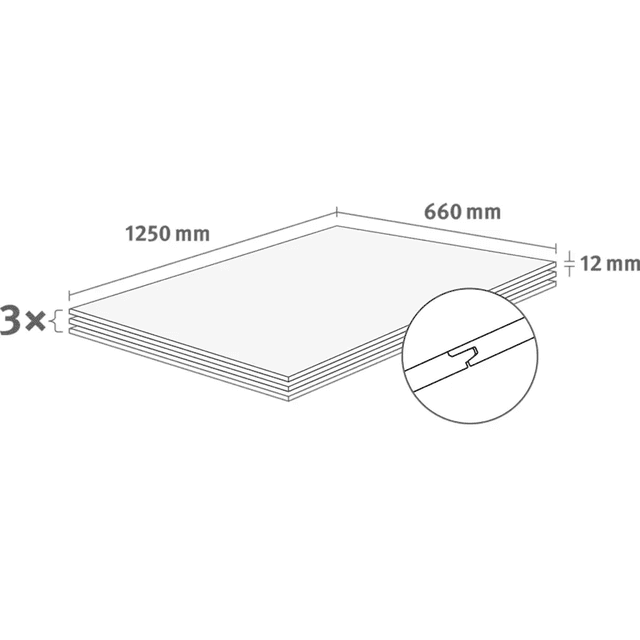Panele ścienne Rovigo Concrete DO003, 1630020, Egger