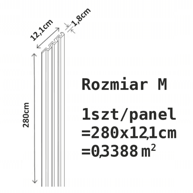 Lamele Białe matowe M 231, AGT