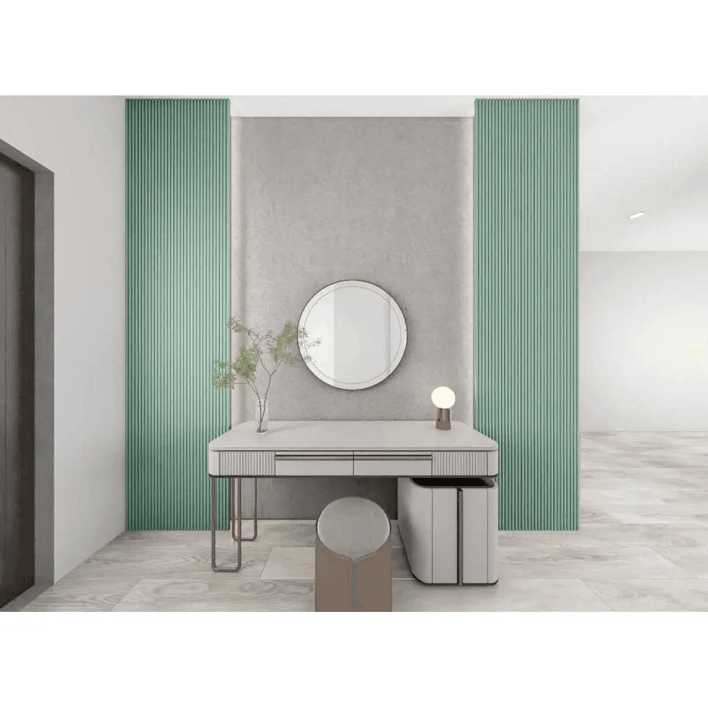 Lamele kolorowe Matt Soft Touch Relax Green O 735 Oval, 120042200, AGT