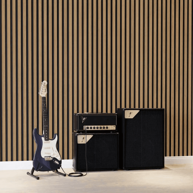 Lamele Akustyczne Dąb Naturalny Teak na Filcu L 248, 120043514, AGT