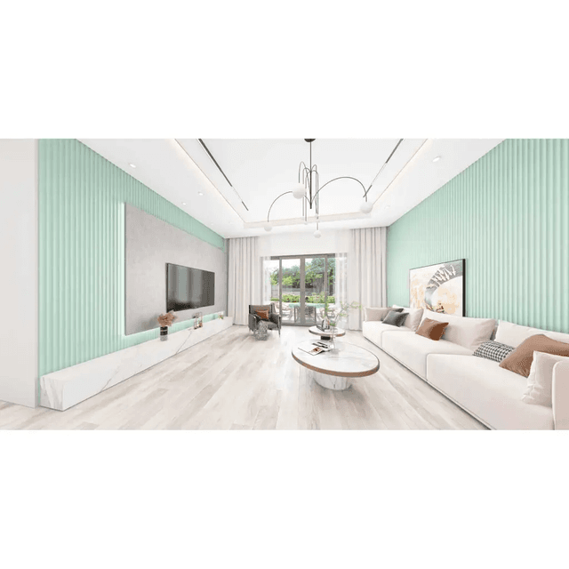 Lamele kolorowe Matt Soft Touch Relax Green U 735 Wave, 120037612, AGT