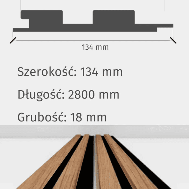 Lamele Akustyczne Matt Soft Touch Stone Grey L 728, 120045737, AGT