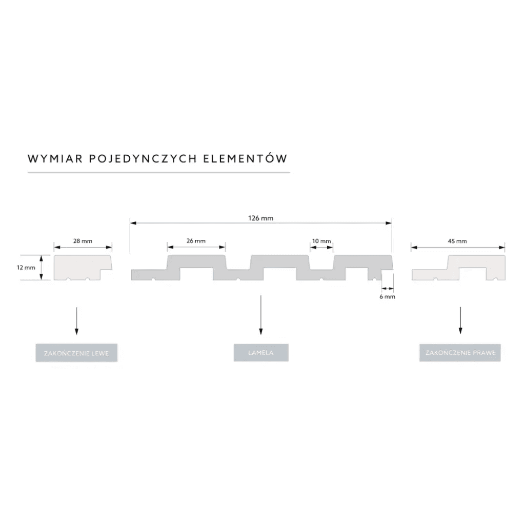 Lamele M Medio Dąb klasyczny L0206, Mardom Decor