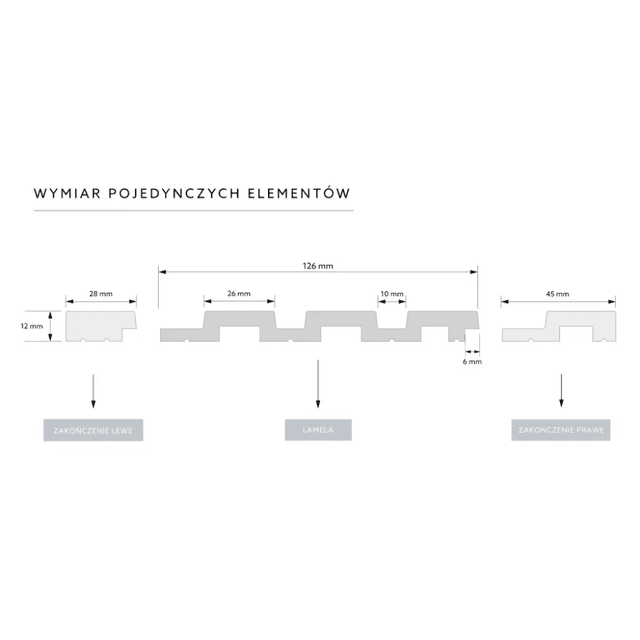 Lamele M Medio Dąb klasyczny L0206, Mardom Decor