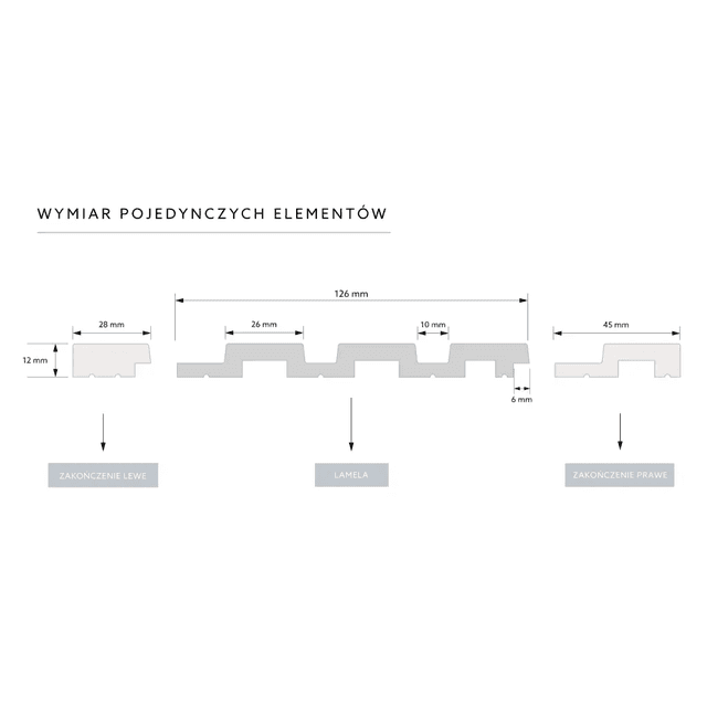 Lamele M Medio Dąb Jasny L0202, Mardom Decor