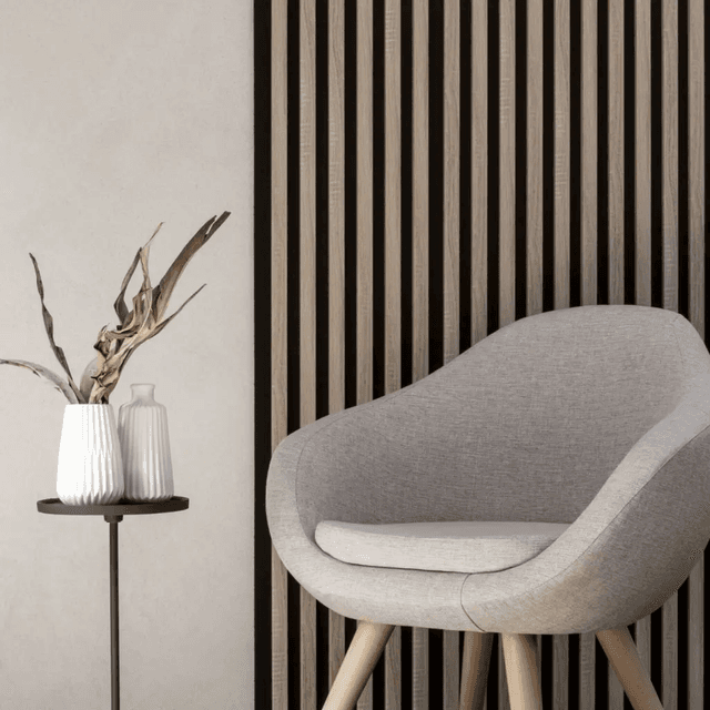 Lamele Panel lamelowy na filcu dąb sonoma 2700 x 308 mm, 53615641102, Marbet Design