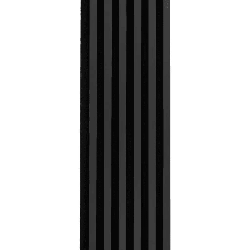 Lamele Panel lamelowy na filcu czarny mat 2700 x 308 mm, 53615641101, Marbet Design