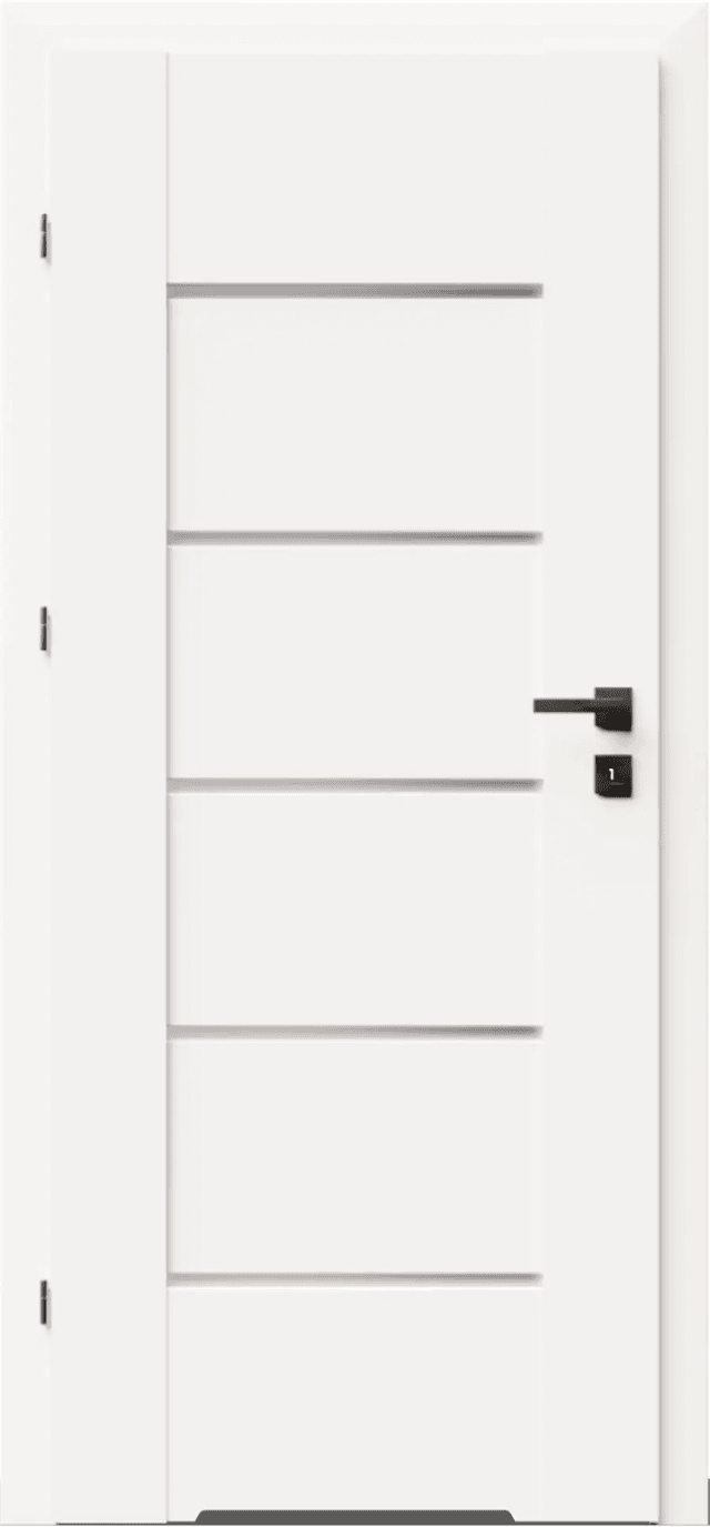 Drzwi DRE Lumio 1 przylgowe WC z podcięciem wentylacyjnym