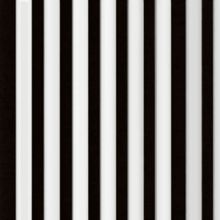 Lamele Panel lamelowy na filcu biały 2700 x 308 mm, 53615641105, Marbet Design