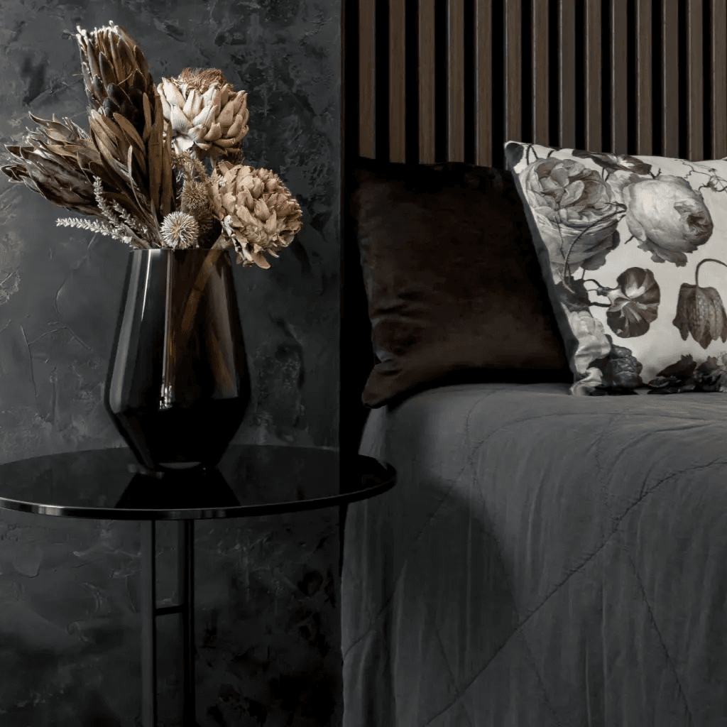 Lamele Panel lamelowy na filcu dąb ciemny 2700 x 408 mm, 53615642104, Marbet Design