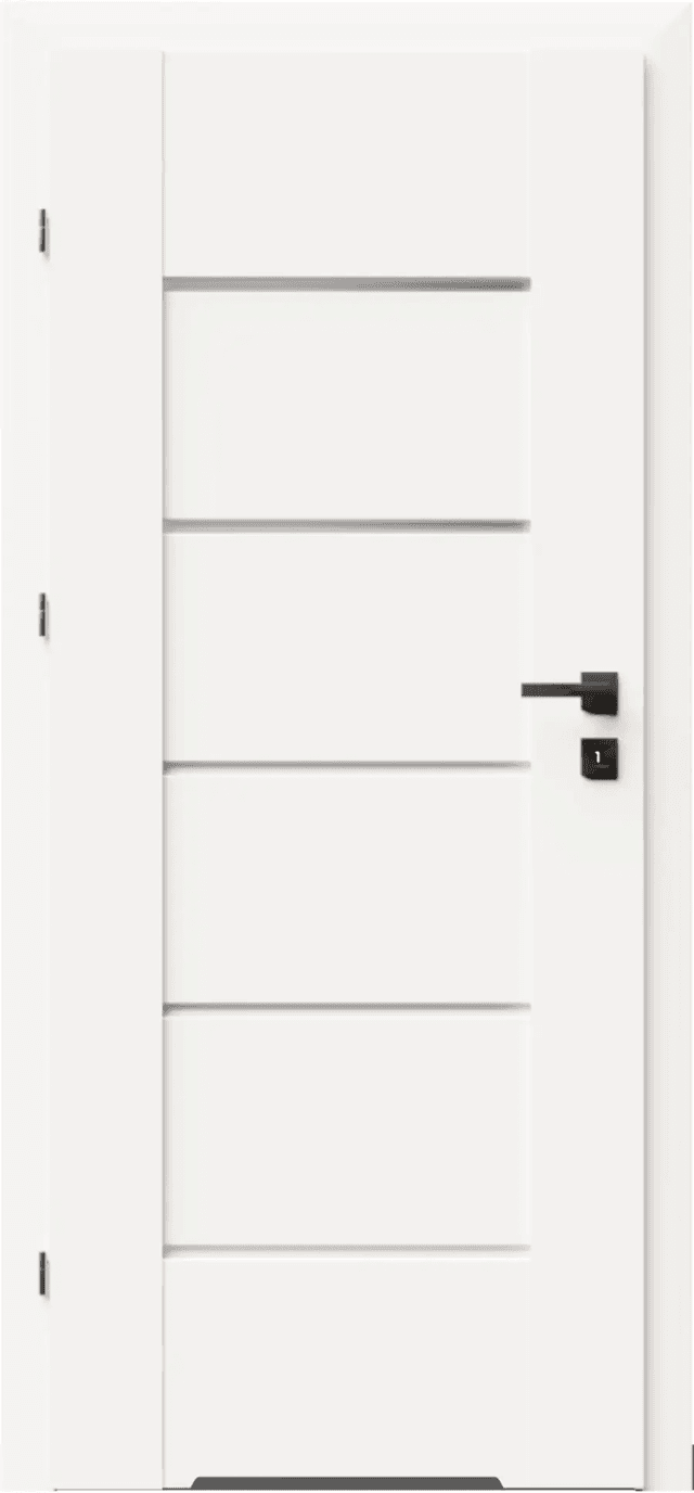 Drzwi DRE Lumio 9 przylgowe WC z podcięciem wentylacyjnym