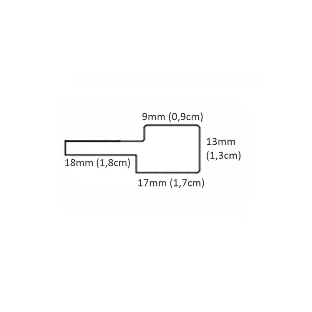 Listwa zakończeniowa Dąb naturalny 397 Prawa S, 120040339, AGT
