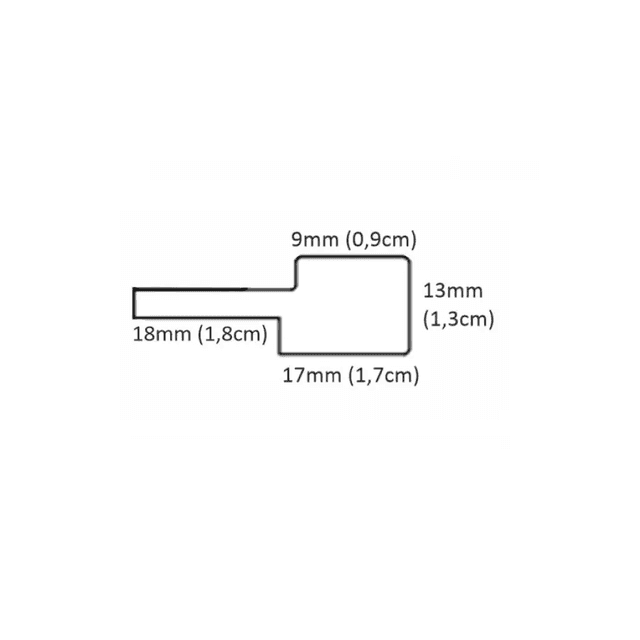 Listwa zakończeniowa Dąb naturalny 397 Prawa S, 120040339, AGT